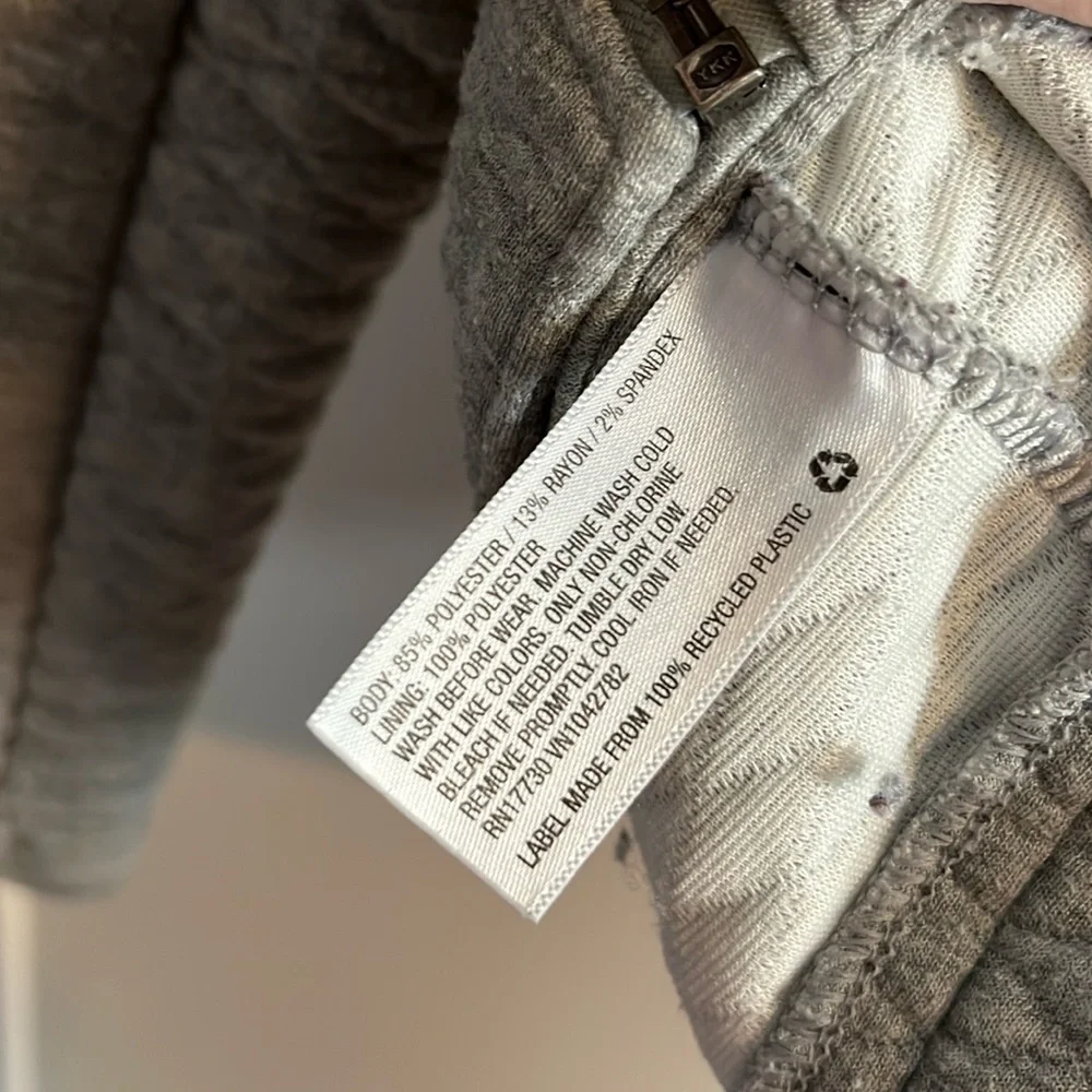 Gray Quilted Stretch Moto Jacket 5 T